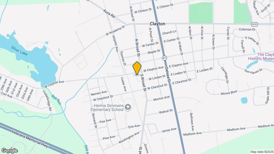 244 W Clayton Ave Map and Location Details