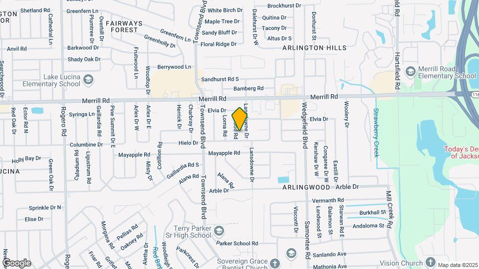 2619 Bywood Rd Map and Location Details