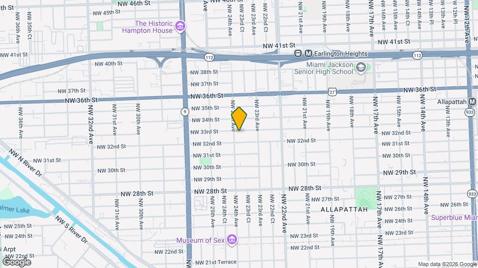 2378 NW 33rd St Map and Location Details