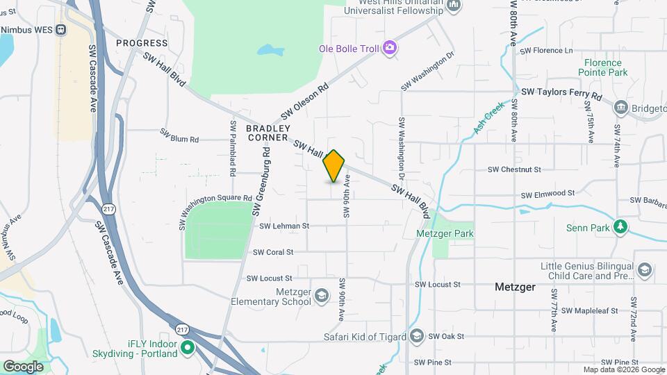 9552 SW 91st Ave Map and Location Details