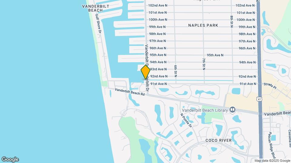 9101 Vanderbilt Dr Map and Location Details