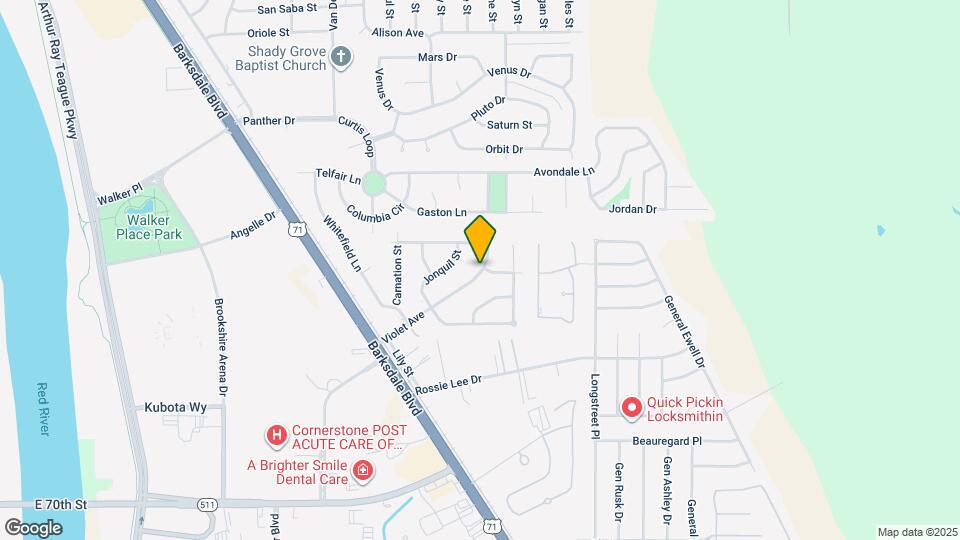 1323 Violet Ave Map and Location Details