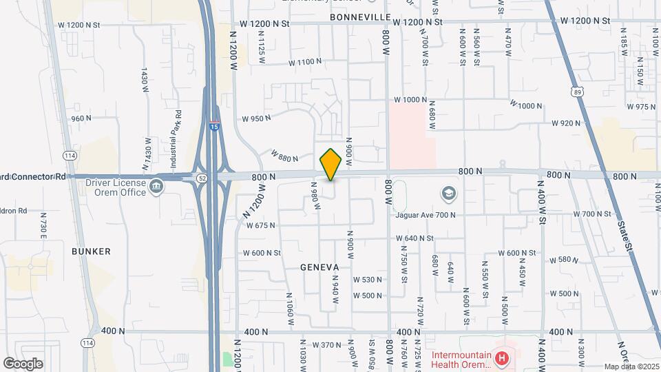 781 N 950 W St Map and Location Details