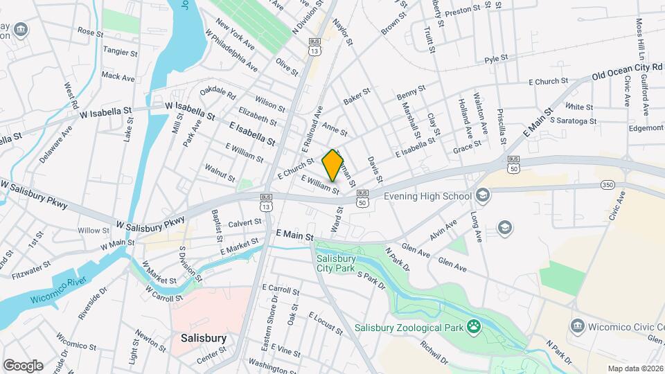 529 E William St Map and Location Details