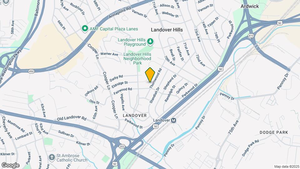 3802 Thornwood Rd Map and Location Details