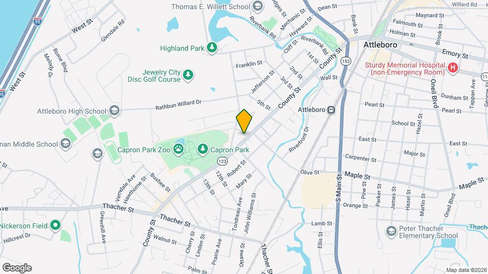 177 County St, Unit 1 Map and Location Details