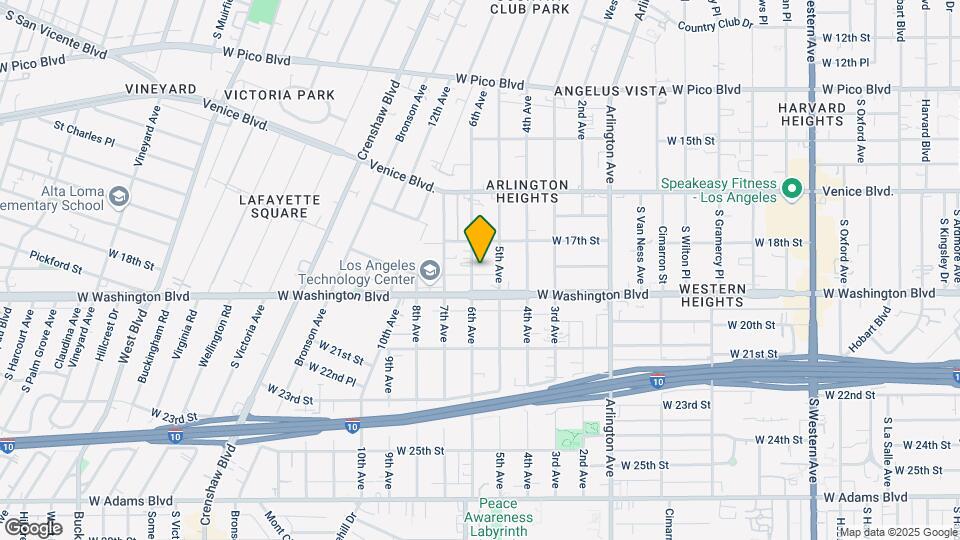 1732 6th Ave Mapa y Detalles de la Ubicación