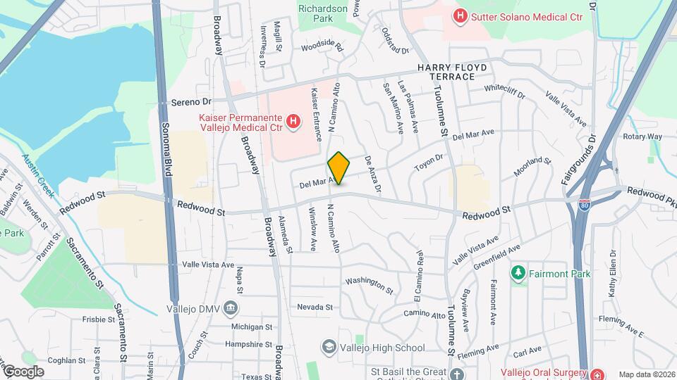 1508 Redwood St Mapa y Detalles de la Ubicación