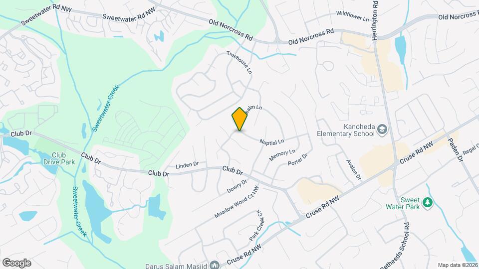 3006 Nuptial Ln Map and Location Details