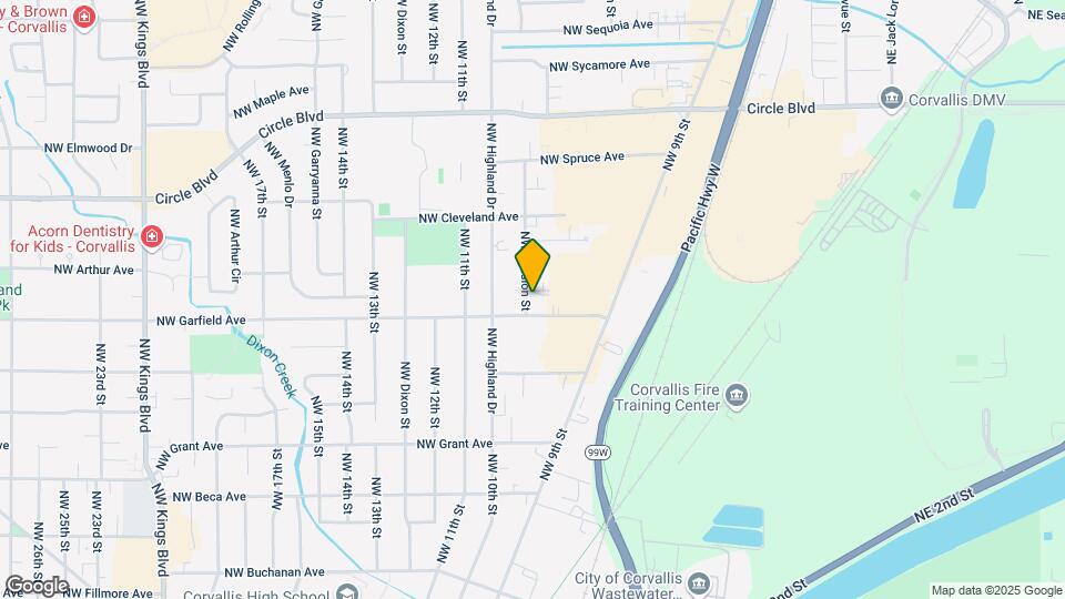 1635 NW Division St Map and Location Details