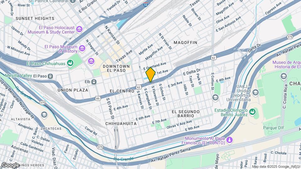 401 S Florence St Mapa y Detalles de la Ubicación