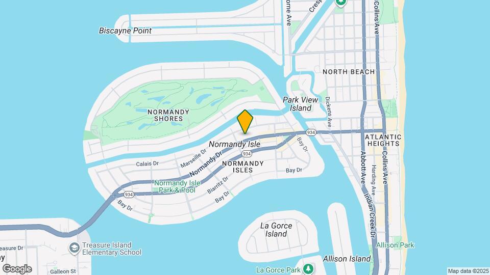 1225 Normandy Dr Map and Location Details