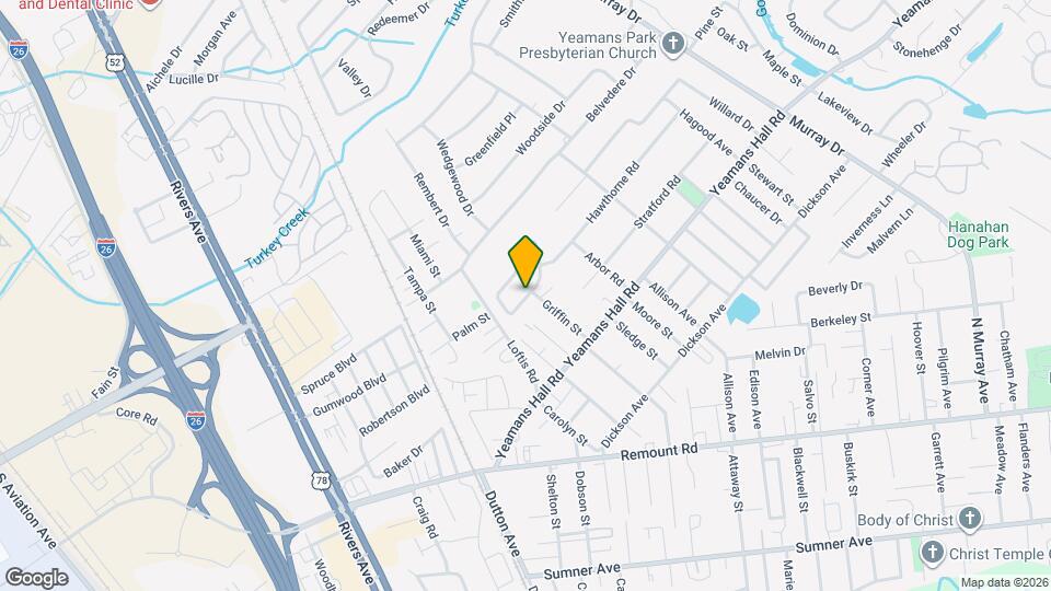 1214 Hawthorne Cir Map and Location Details