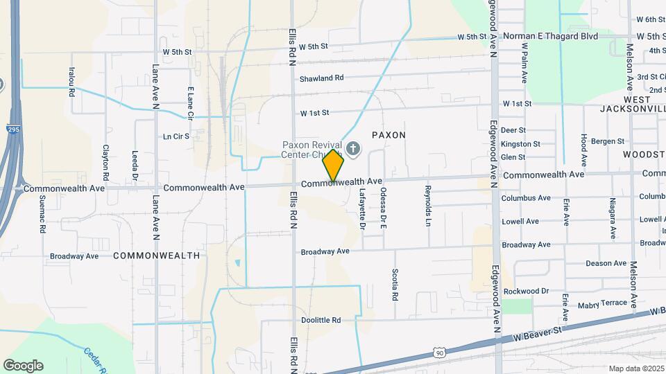 5476 Commonwealth Ave Map and Location Details