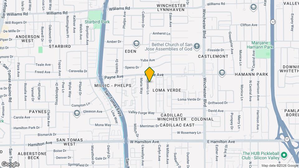 1336 Antonio Ln Map and Location Details