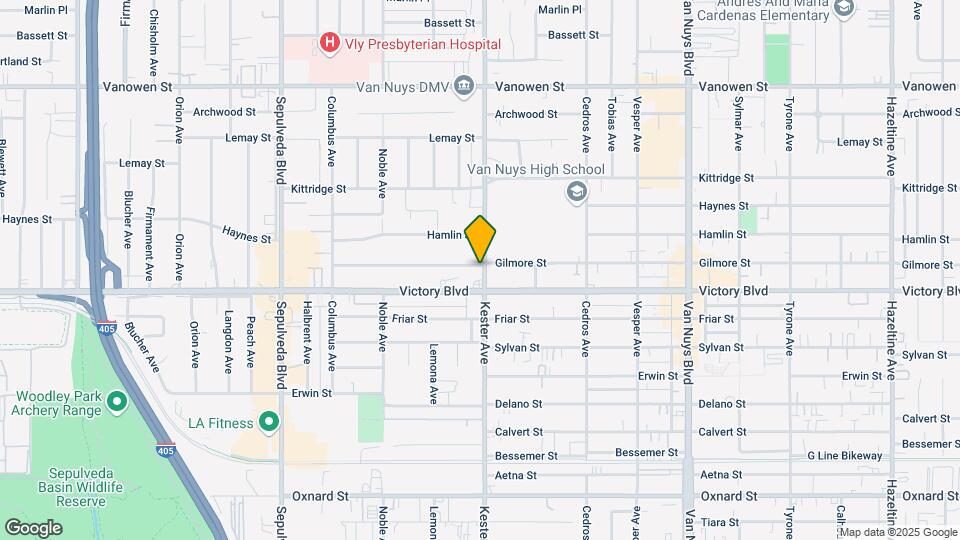 14902 Gilmore St Mapa y Detalles de la Ubicación