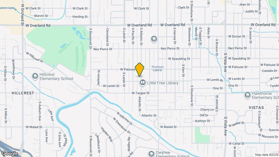 2077 S Atlantic St Map and Location Details