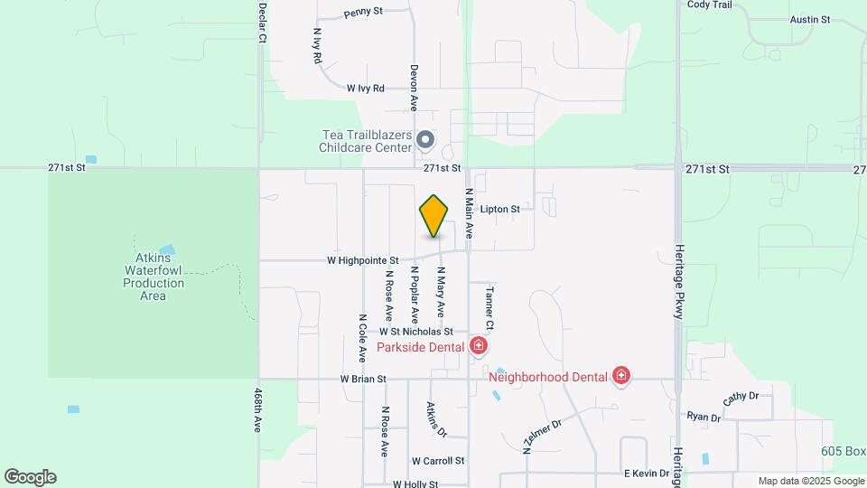 HighPointe Townhomes Map and Location Details