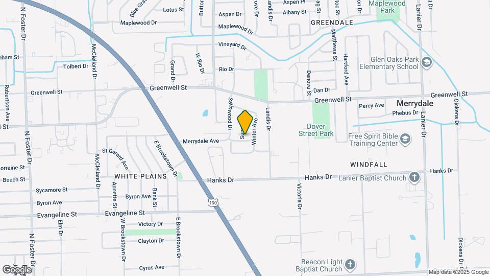 6813 Merrydale Ave Map and Location Details