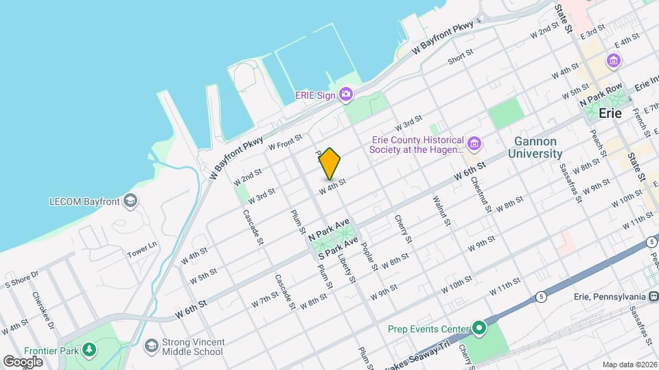 704 W 4th St Map and Location Details