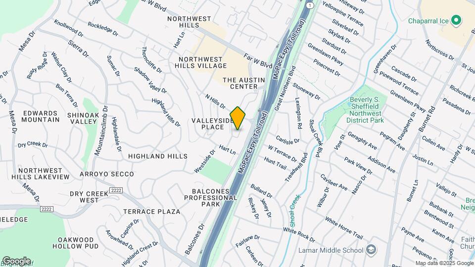 6533 E Hill Dr Map and Location Details