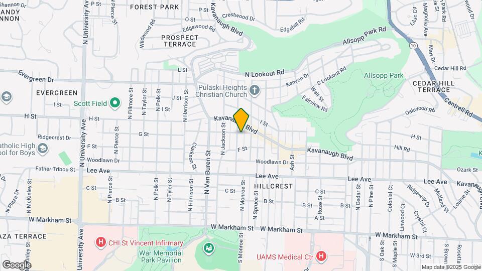 723 N Monroe St Map and Location Details