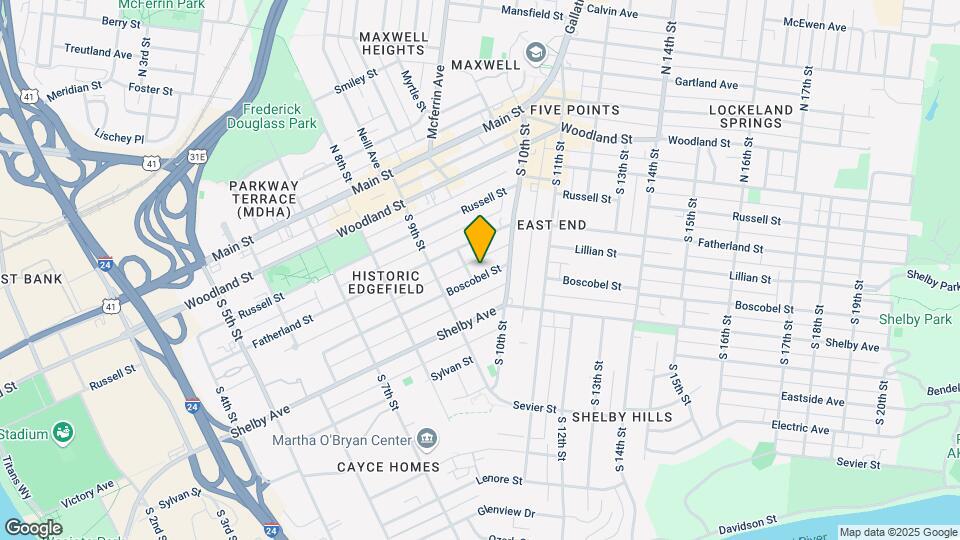 919 Boscobel St Map and Location Details