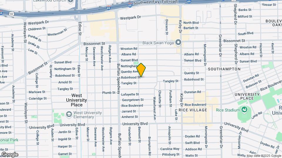 2927 Robinhood St Map and Location Details
