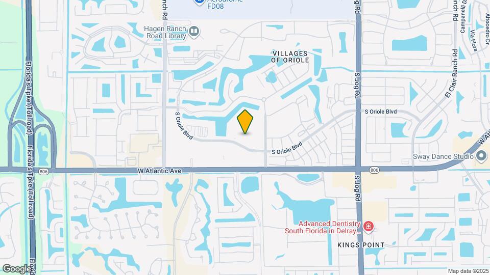 6600 S Oriole Blvd Map and Location Details