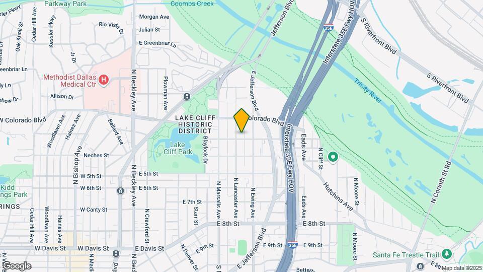 804 N Lancaster Ave Map and Location Details