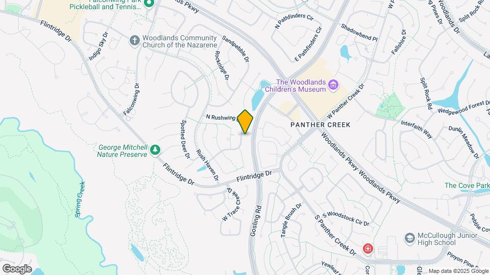 107 N Rushwing Cir Map and Location Details