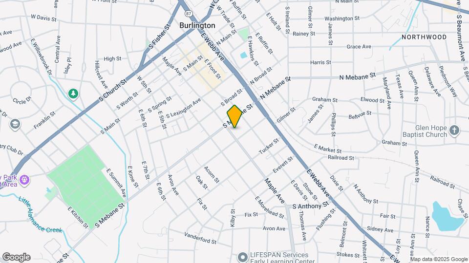 512 Maple Ave Map and Location Details