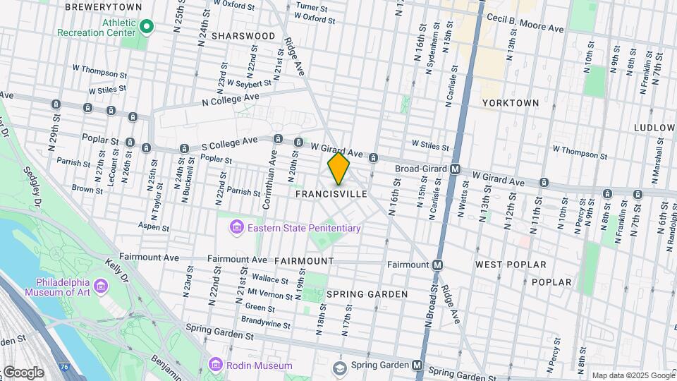1808 Vineyard St Map and Location Details
