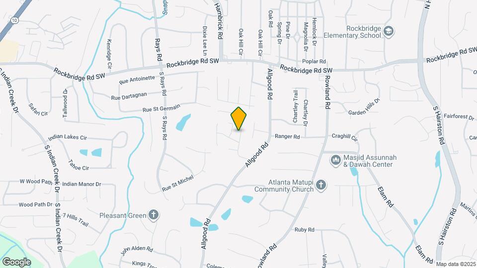 575 Woodcrest Manor Dr Mapa y Detalles de la Ubicación