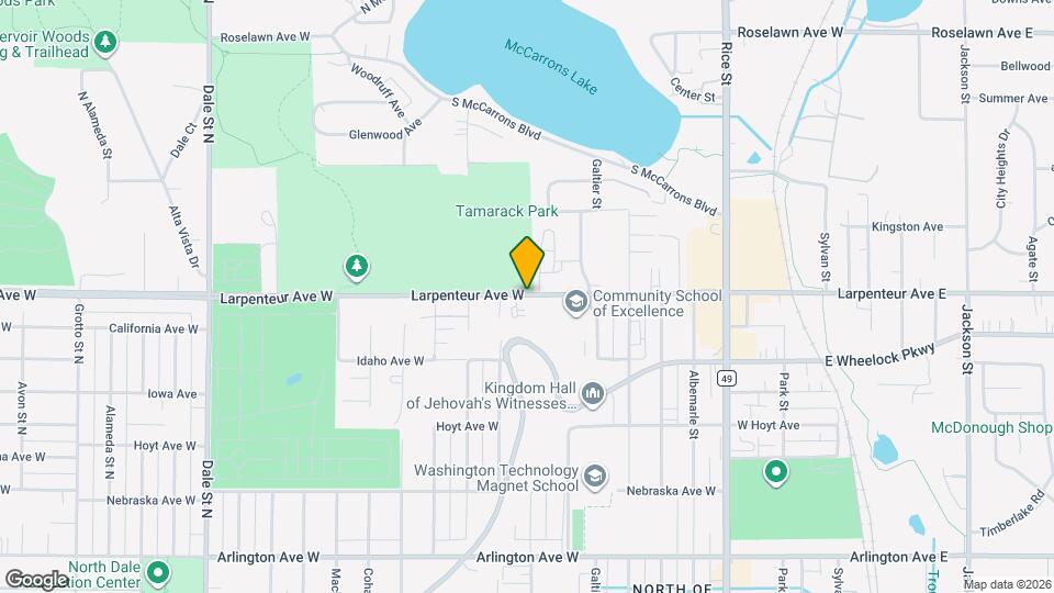 220 Larpenteur Ave W Map and Location Details