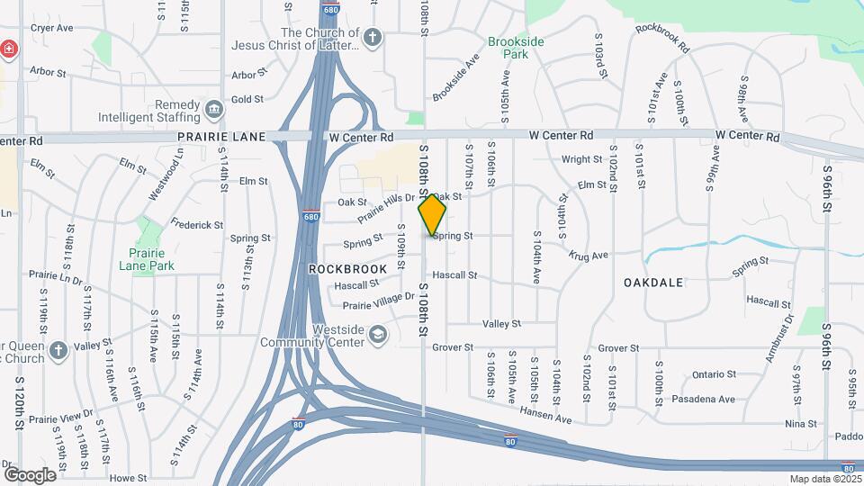 3105 S 108th St Map and Location Details