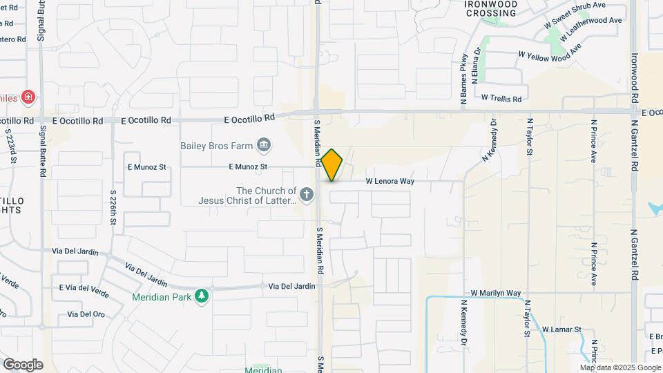 1560 W Avenida Del Valle Map and Location Details