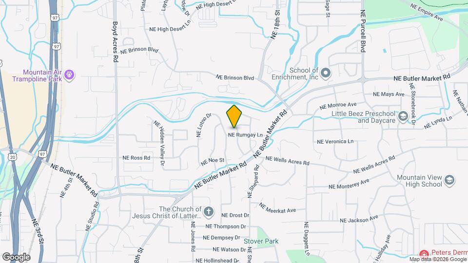 3001 NE Quiet Canyon Dr Map and Location Details