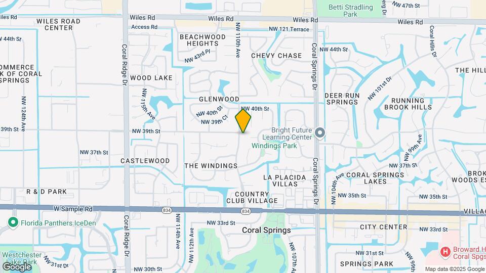 3851 NW 110th Ave Map and Location Details