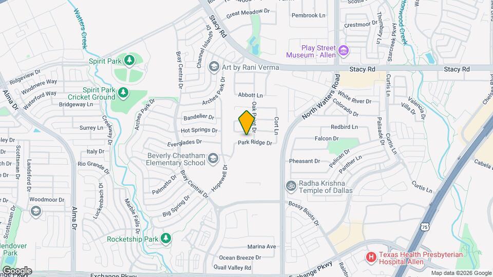 964 Park Ridge Dr Map and Location Details