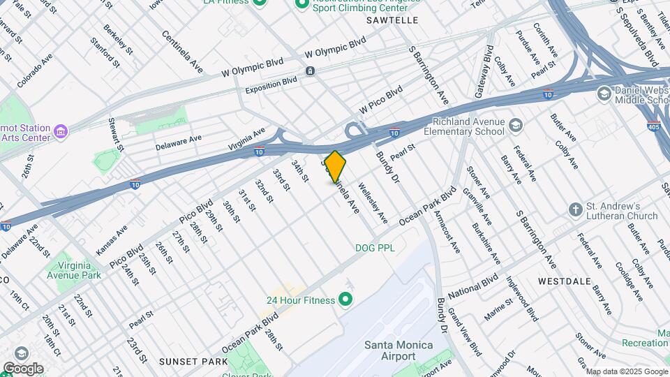 2511 Centinela Ave Mapa y Detalles de la Ubicación