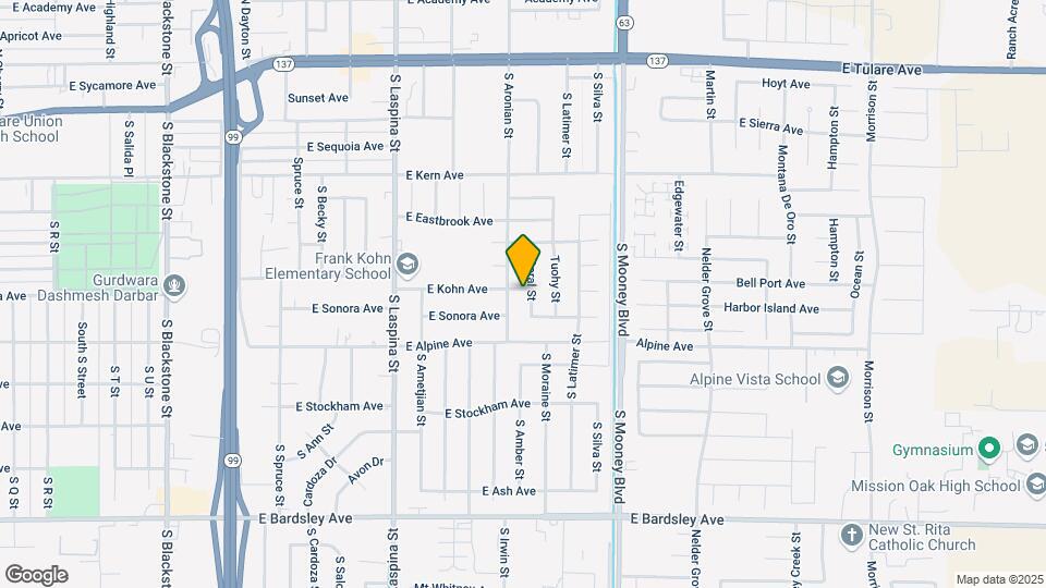 603 Coral St Mapa y Detalles de la Ubicación