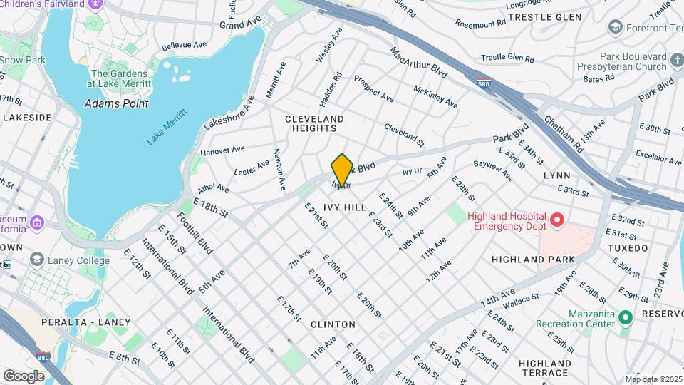 2232 Ivy Dr Mapa y Detalles de la Ubicación