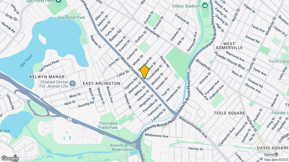 97 Massachusetts Ave, Unit 3 Map and Location Details