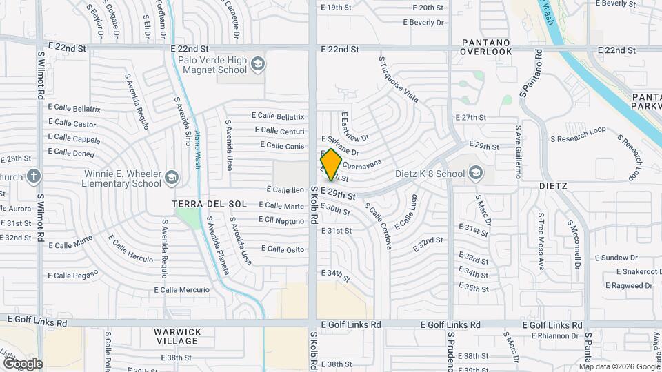7125 E 29th St Map and Location Details