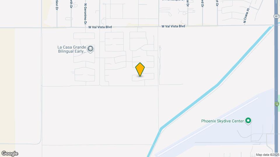 1070 W Falls Canyon Dr Map and Location Details