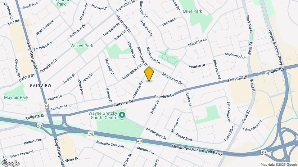 36 Hayhurst Rd Map and Location Details