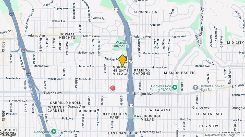 3909 Monroe Ave Mapa y Detalles de la Ubicación