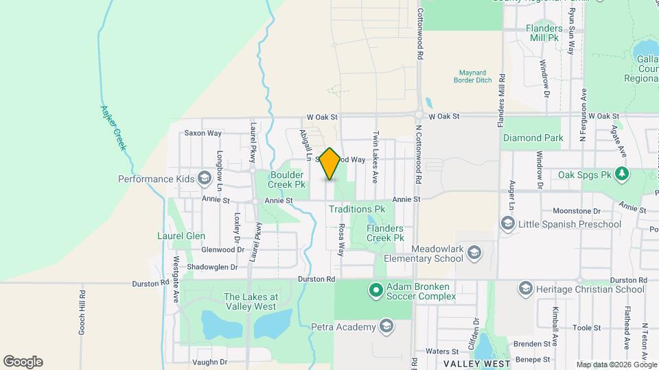 986 Cassandra Ln, Unit A Map and Location Details