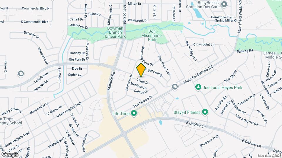319 Tioga Dr Map and Location Details